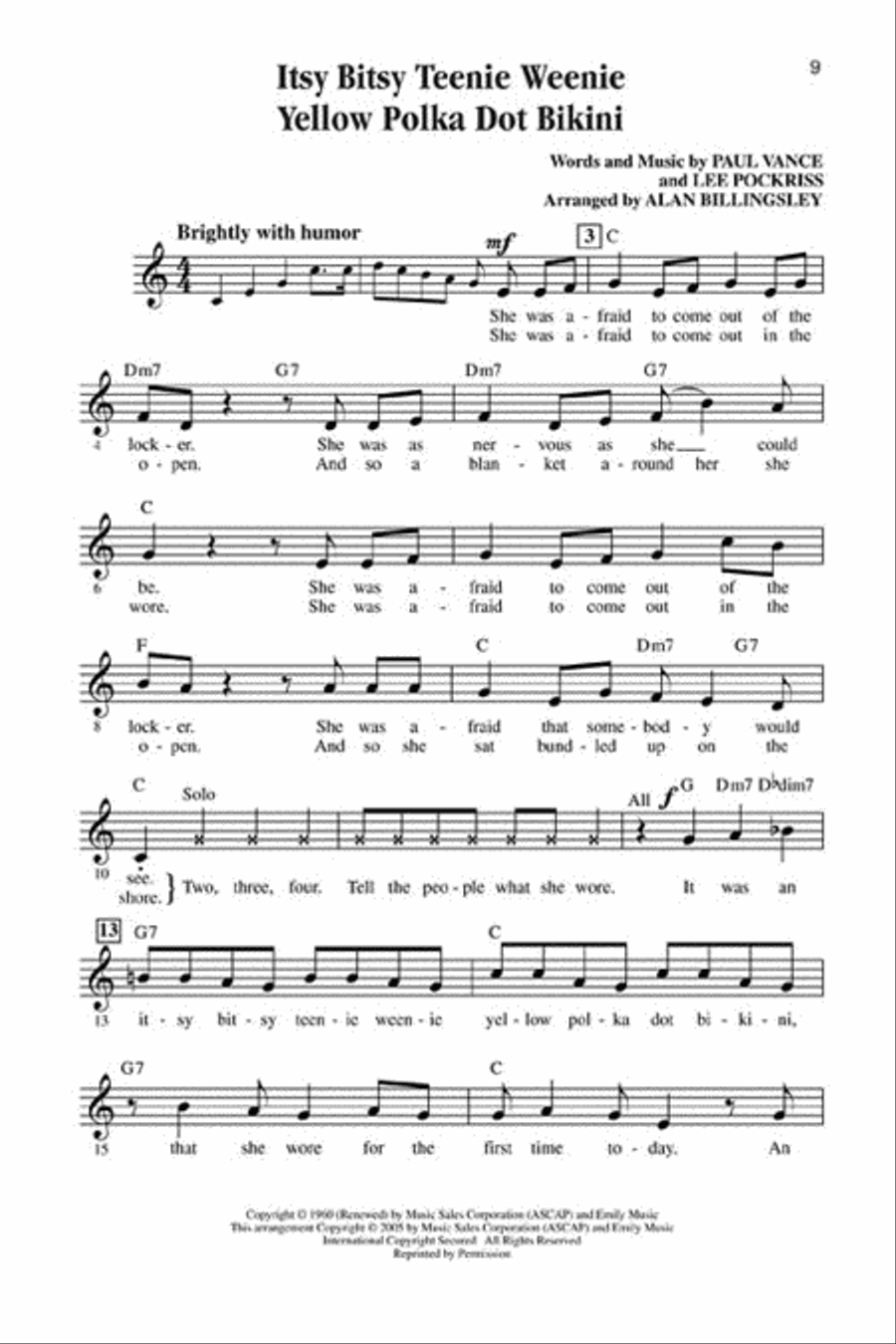 Let's All Sing - Novelty Songs Choir scores gallery preview page 4