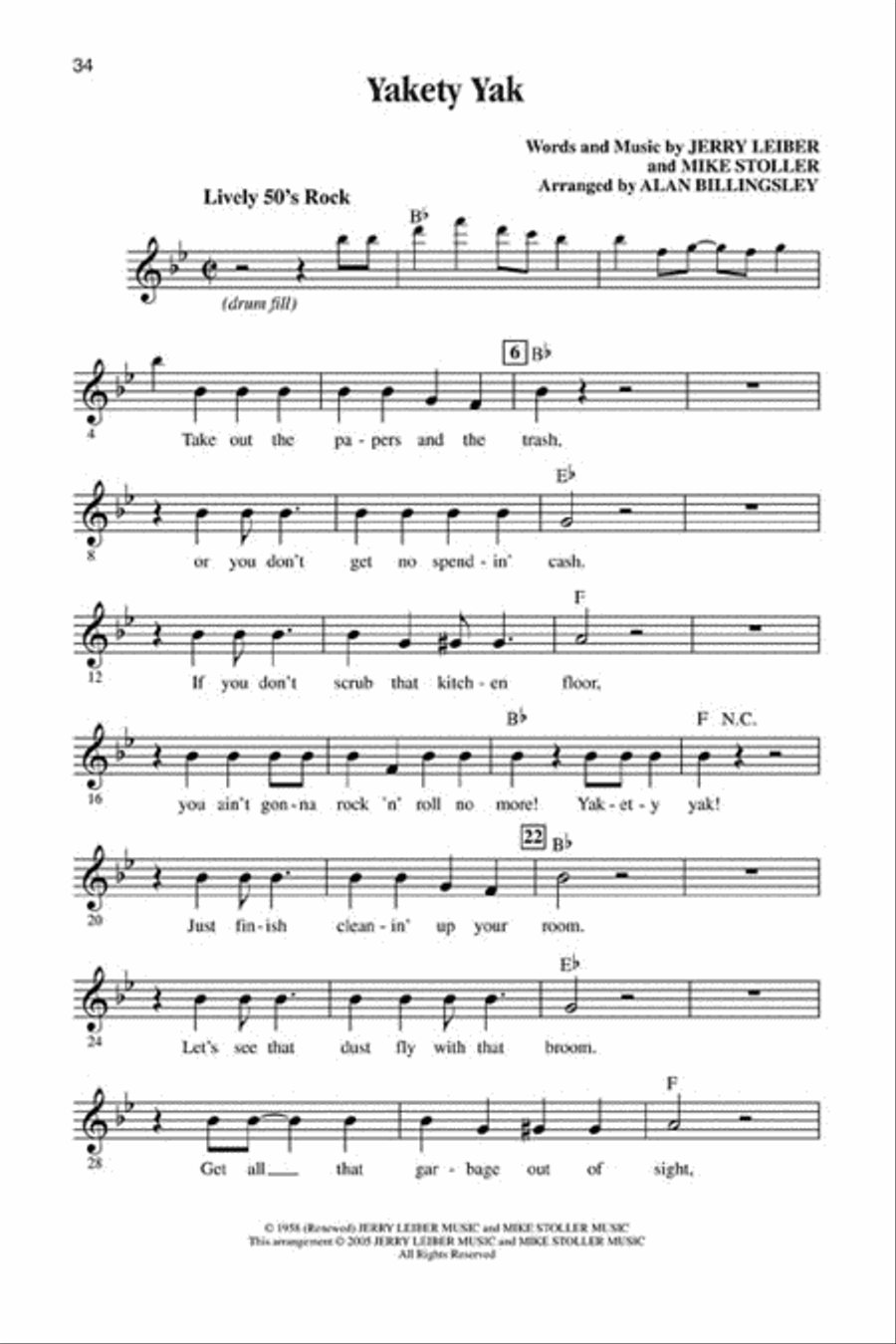 Let's All Sing - Novelty Songs Choir scores gallery preview page 5