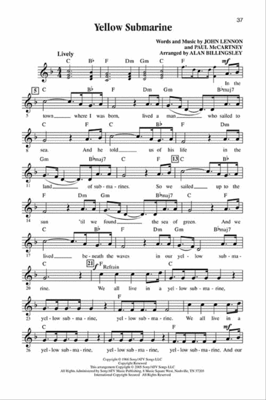 Let's All Sing - Novelty Songs Choir scores gallery preview page 7