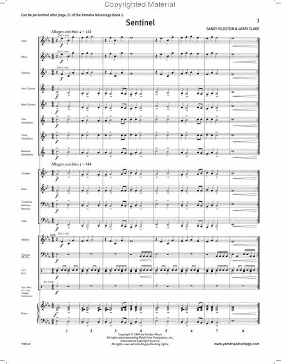 Sentinel Sentinel Concert Band scores gallery preview page 2