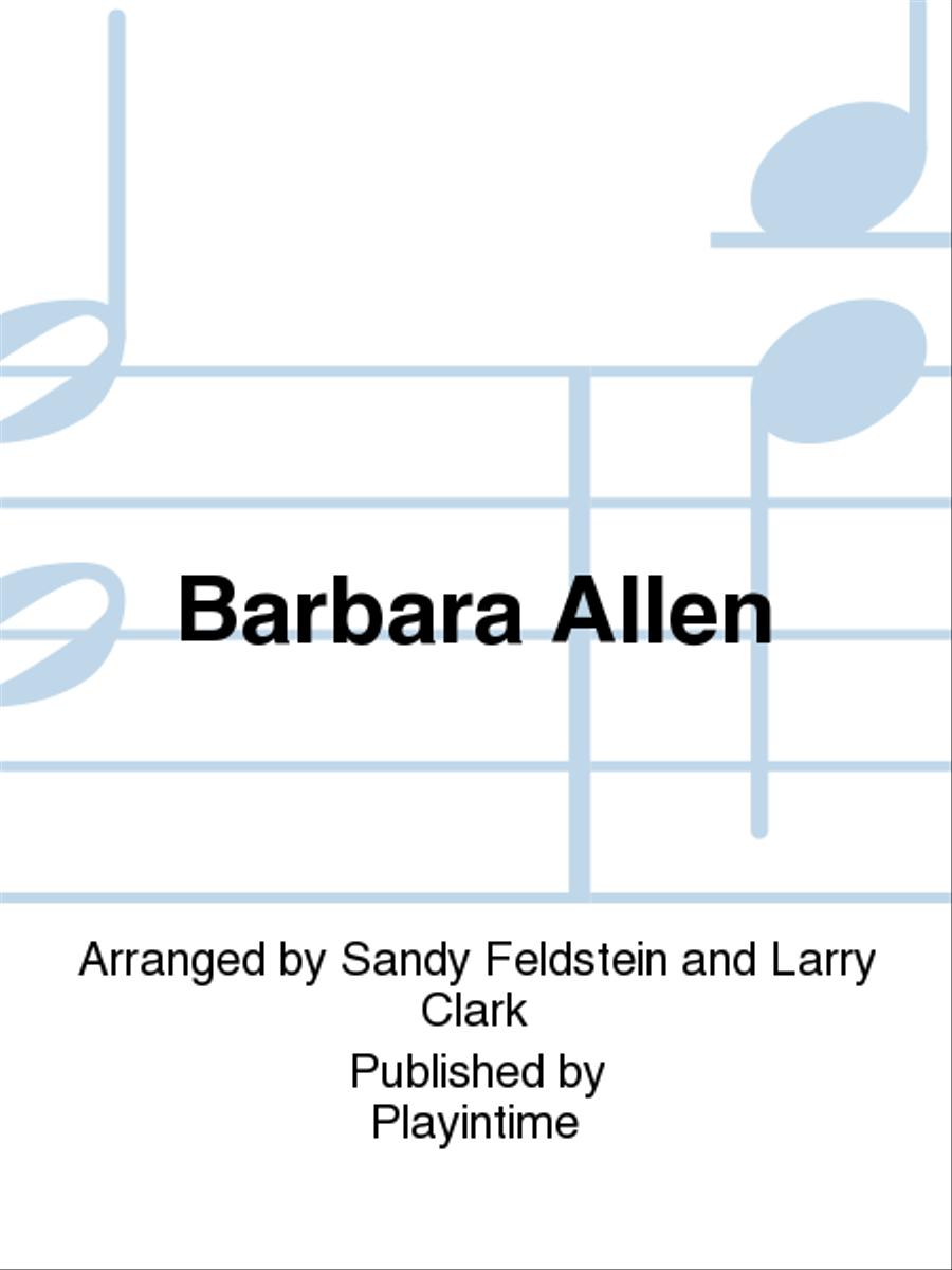 Barbara Allen Flute Solo scores gallery preview page 1