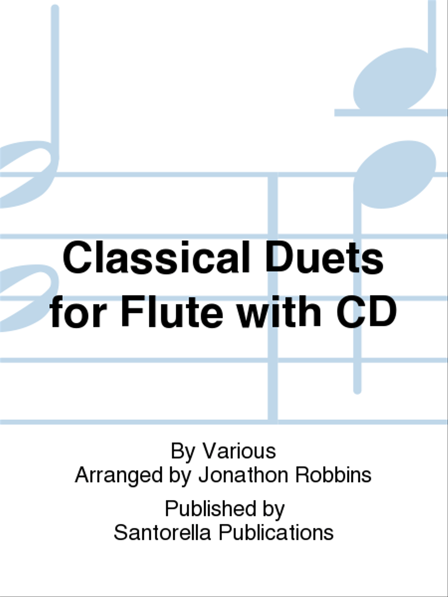 Classical Duets for Flute with CD Flute scores gallery preview page 1