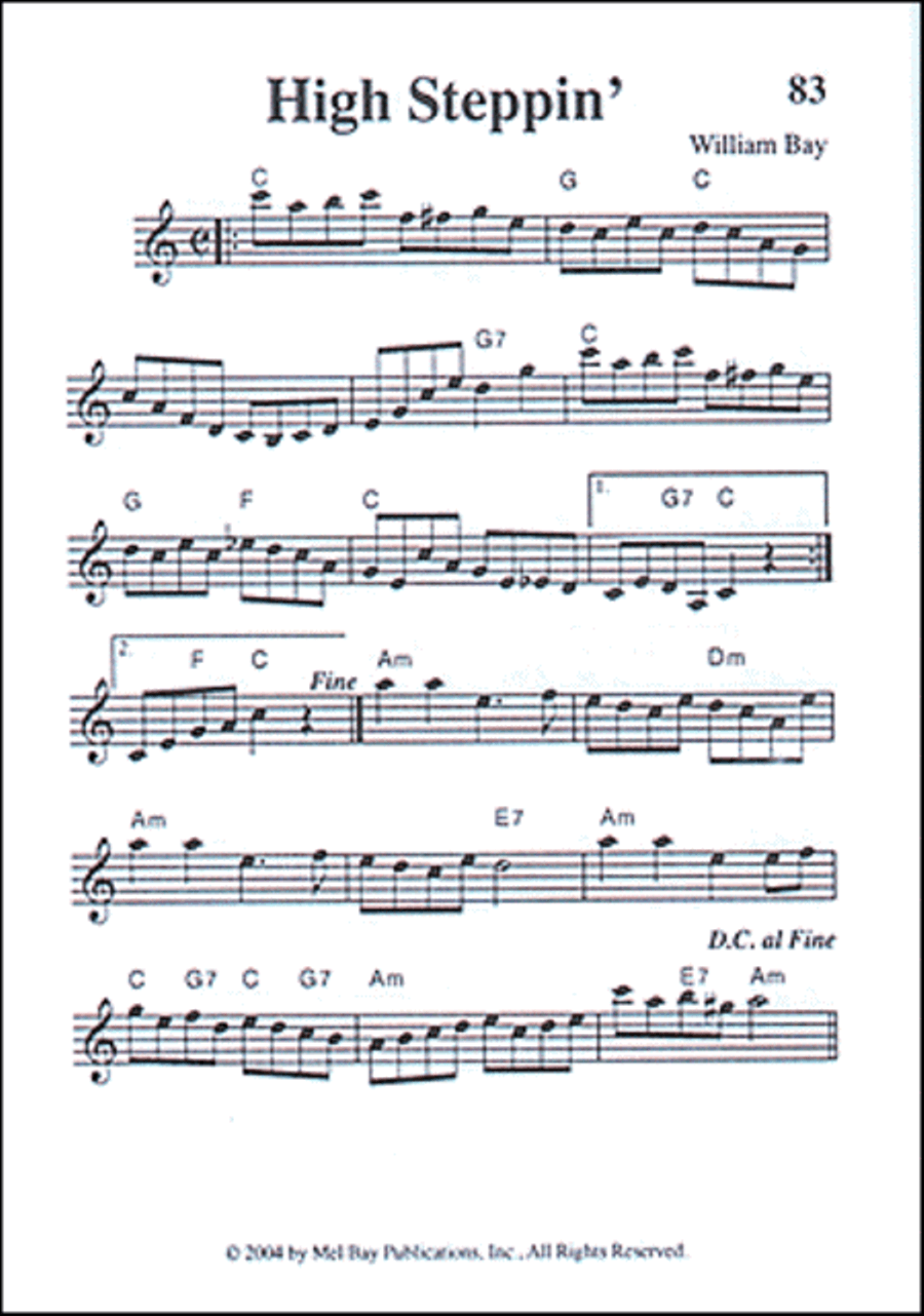 Fiddling Tune Book, Pocketbook Deluxe Series by William Bay Violin - Sheet Music page 4
