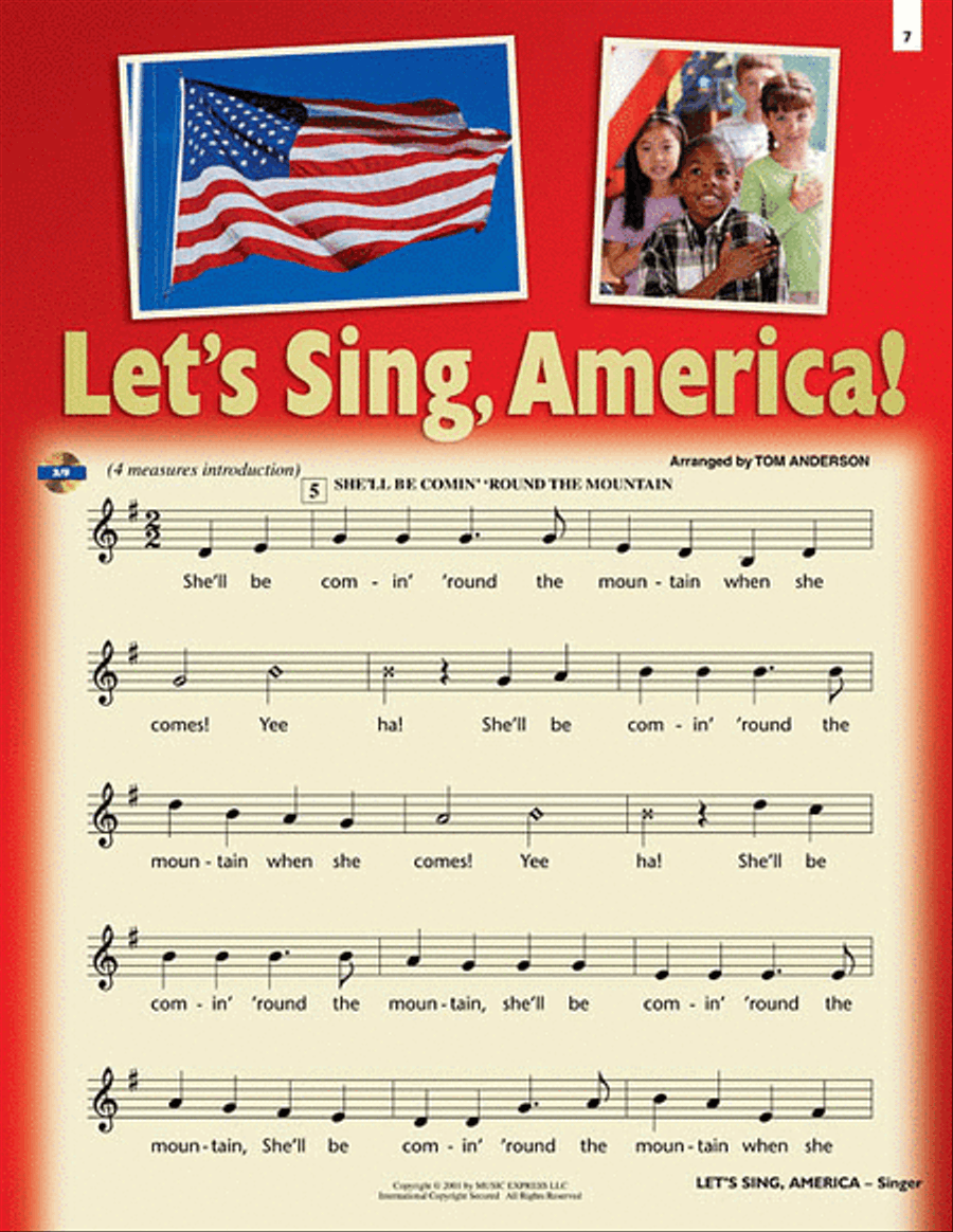 Let's Sing, America! Choir scores gallery preview page 4