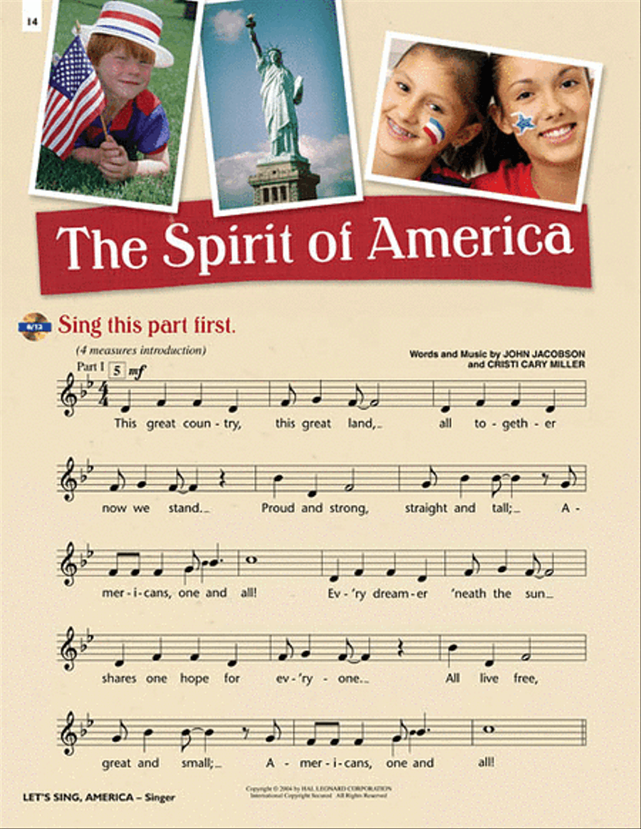 Let's Sing, America! Choir scores gallery preview page 7