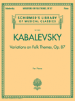 Variations on Folk Themes, Op. 87