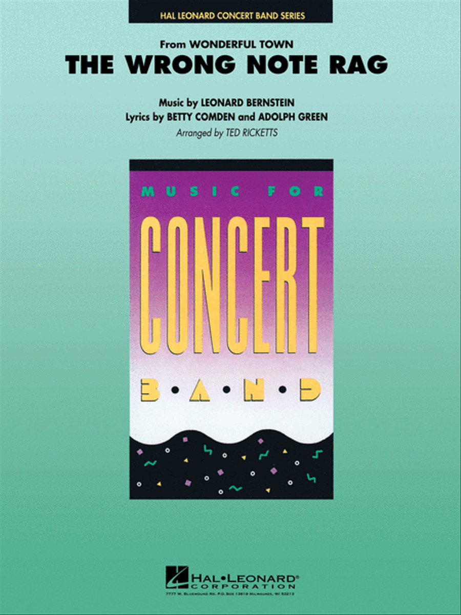 The Wrong Note Rag The Wrong Note Rag Concert Band scores gallery preview page 1