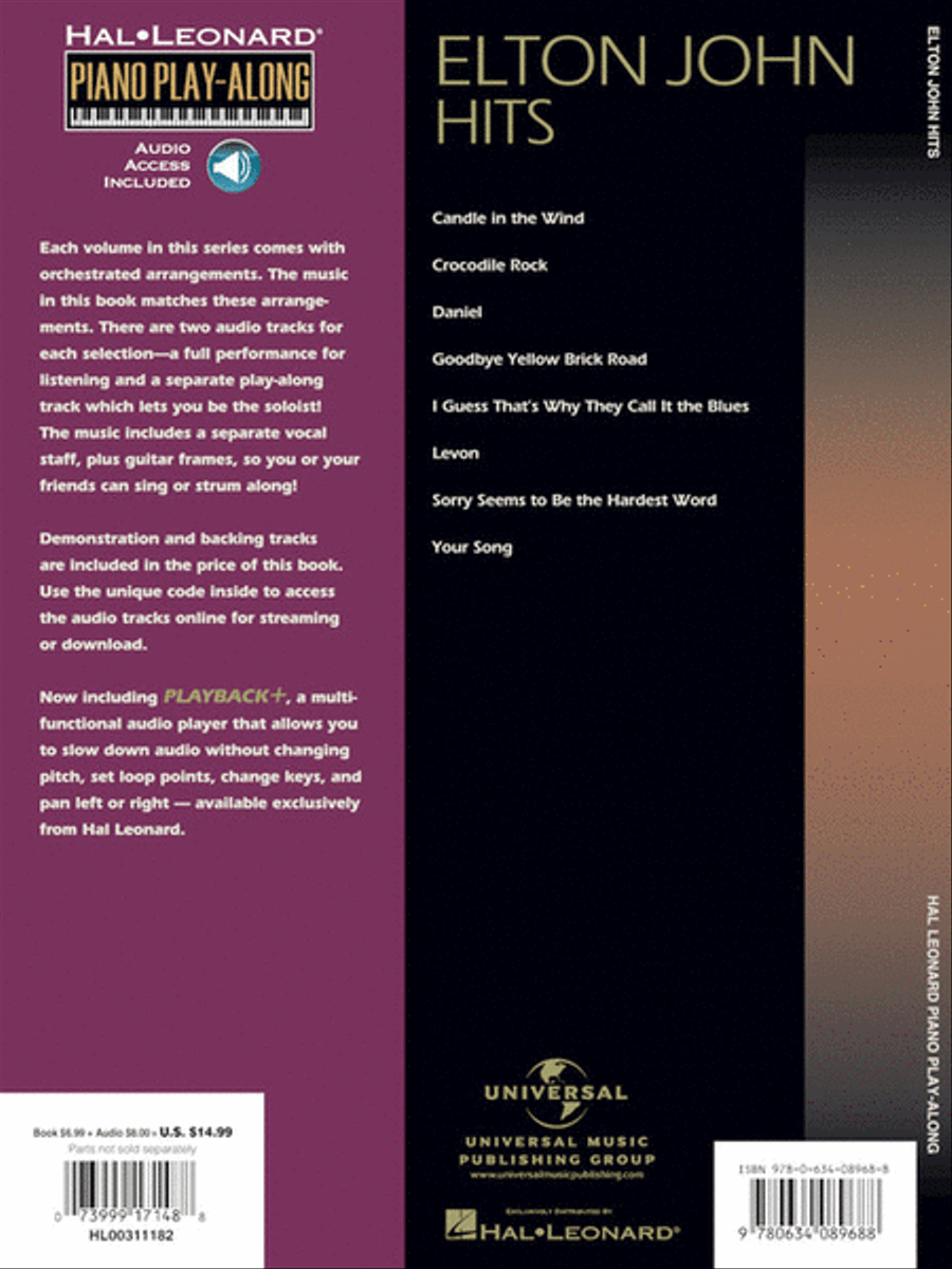 Elton John Hits Piano, Vocal, Guitar scores gallery preview page 6
