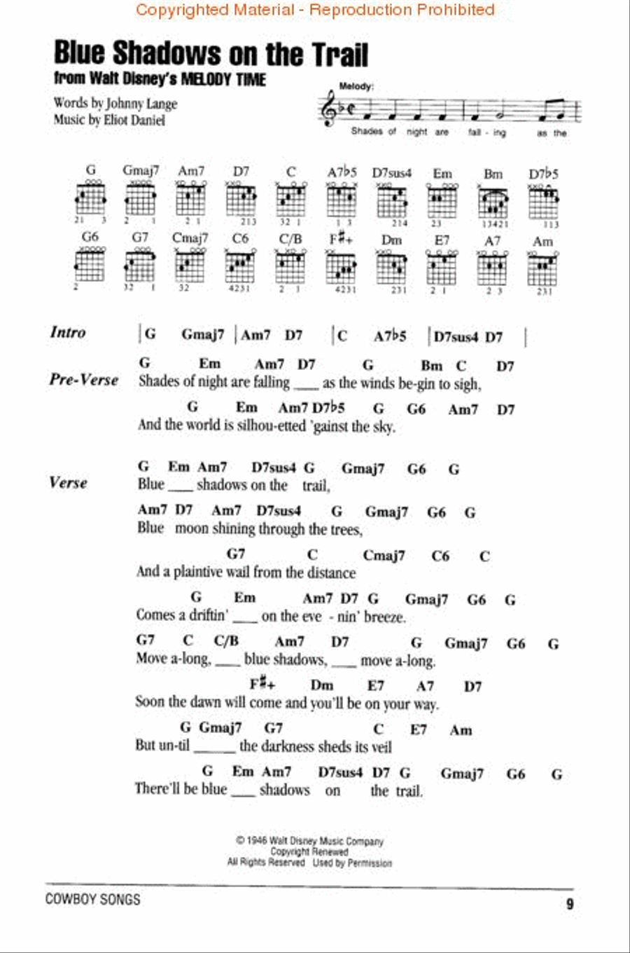 Cowboy Songs Electric Guitar scores gallery preview page 2