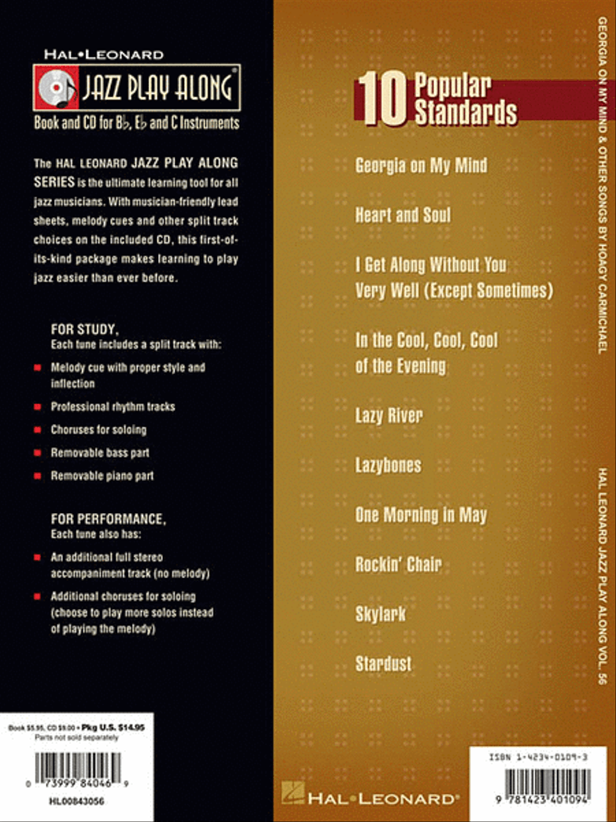 Georgia on My Mind & Other Songs by Hoagy Carmichael C Instrument scores gallery preview page 2