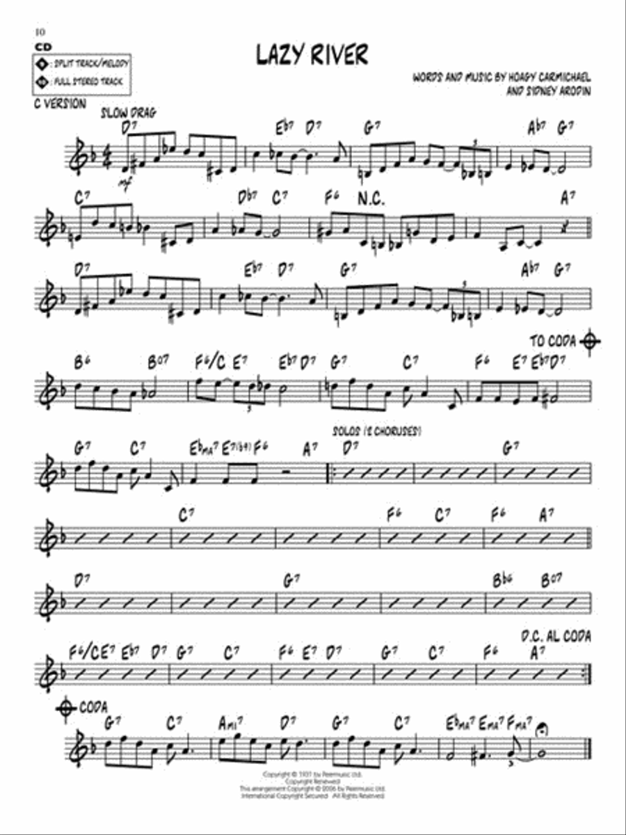 Georgia on My Mind & Other Songs by Hoagy Carmichael C Instrument scores gallery preview page 5