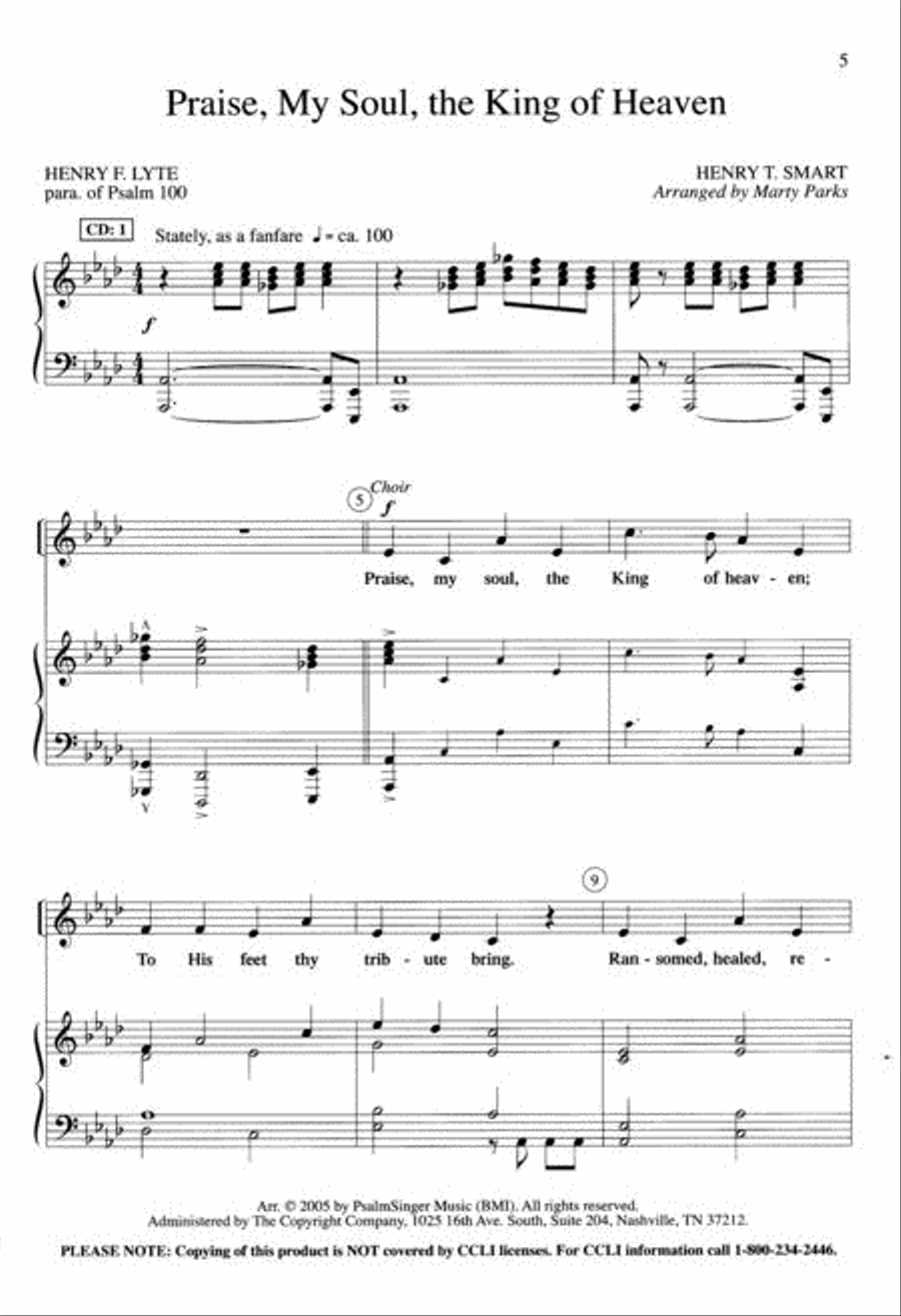 Classic Praise 4-Part scores gallery preview page 2
