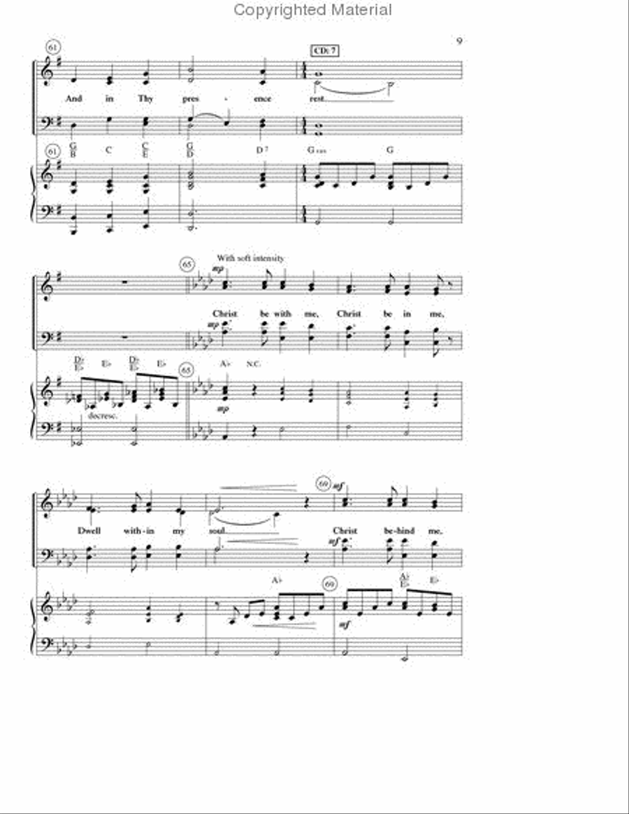 Dwell Within My Soul (Anthem) 4-Part scores gallery preview page 2