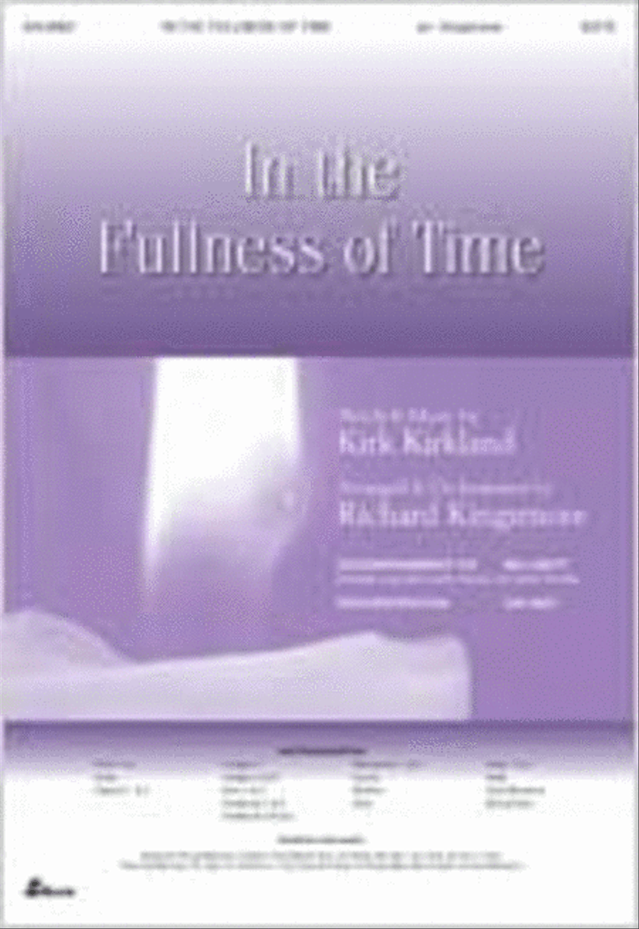 In the Fullness of Time (Anthem) 4-Part scores gallery preview page 1