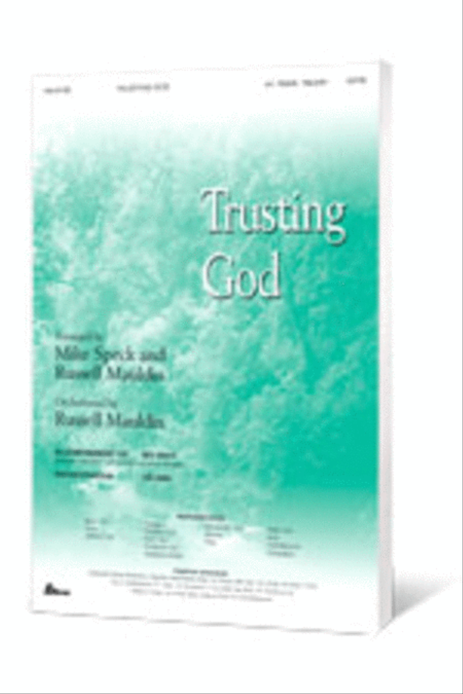 Trusting God (Anthem) 4-Part scores gallery preview page 1