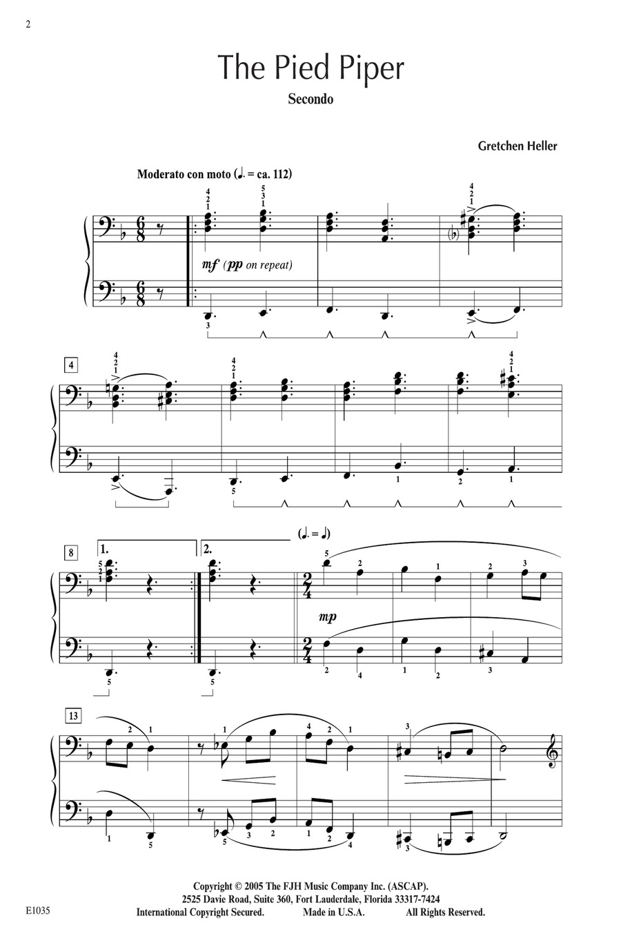 The Pied Piper The Pied Piper Piano Method scores gallery preview page 2