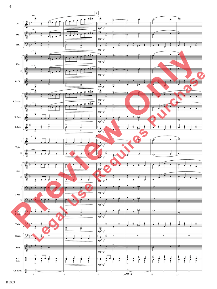 In Quest of Excellence In Quest of Excellence Concert Band scores gallery preview page 5