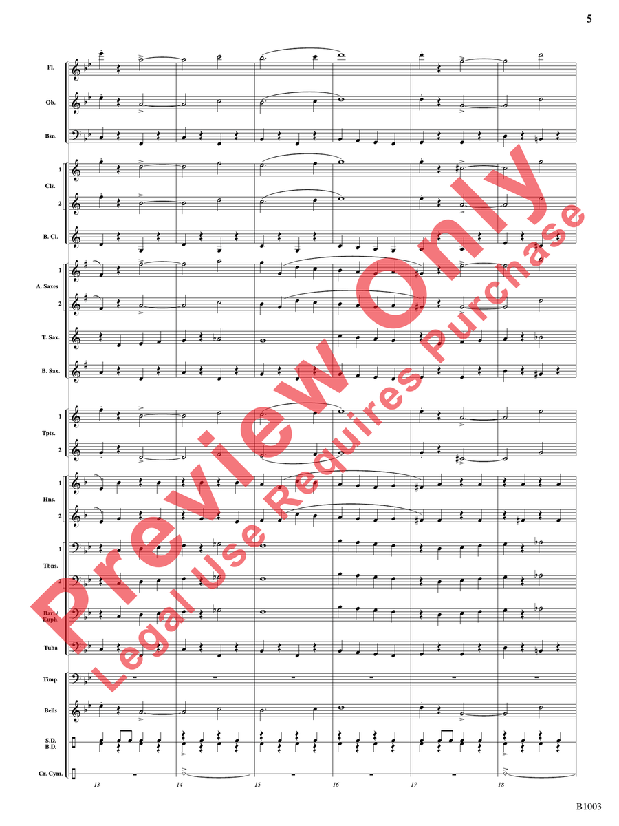 In Quest of Excellence In Quest of Excellence Concert Band scores gallery preview page 6