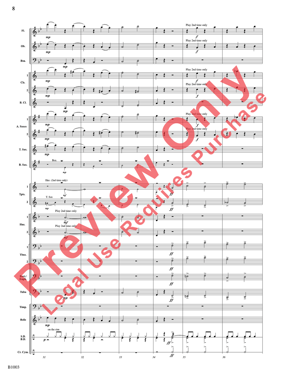 In Quest of Excellence In Quest of Excellence Concert Band scores gallery preview page 9