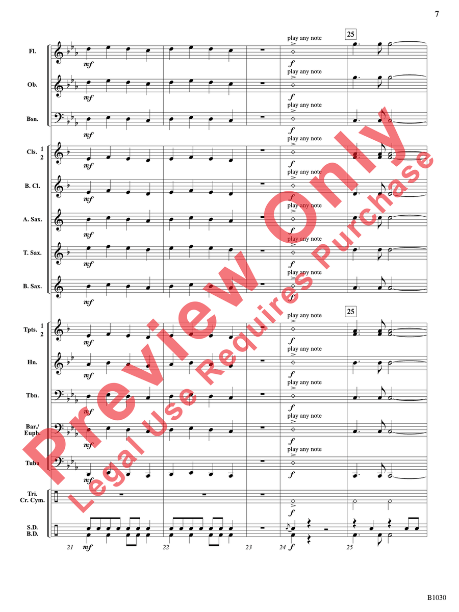 Shark Attack! Shark Attack! Concert Band scores gallery preview page 8