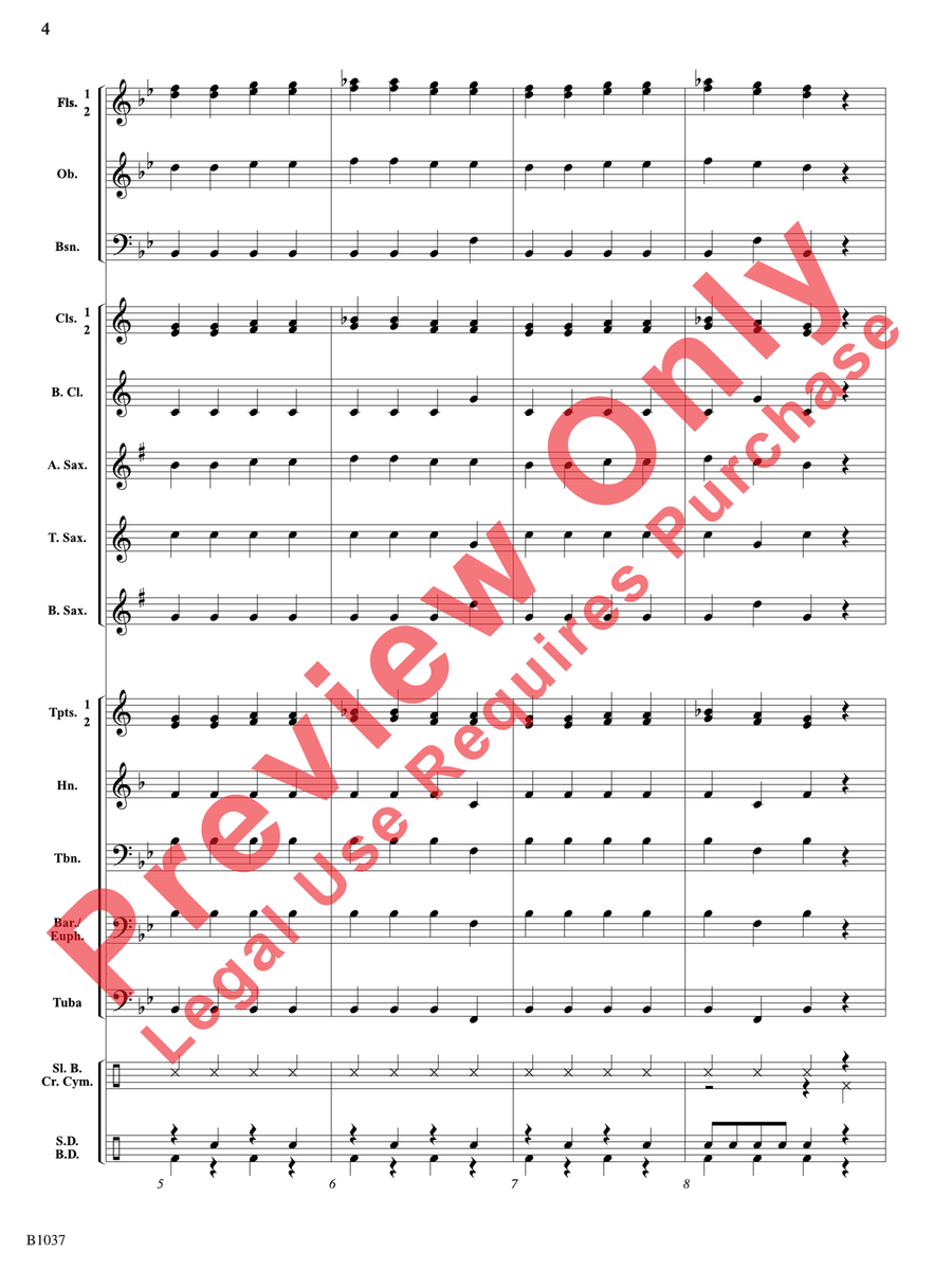Reindeer Boogie Reindeer Boogie Concert Band scores gallery preview page 5