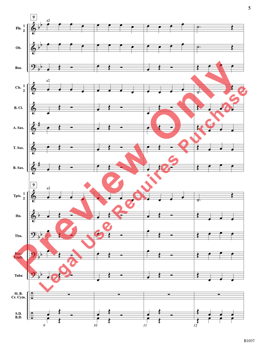 Reindeer Boogie Reindeer Boogie Concert Band scores gallery preview page 6