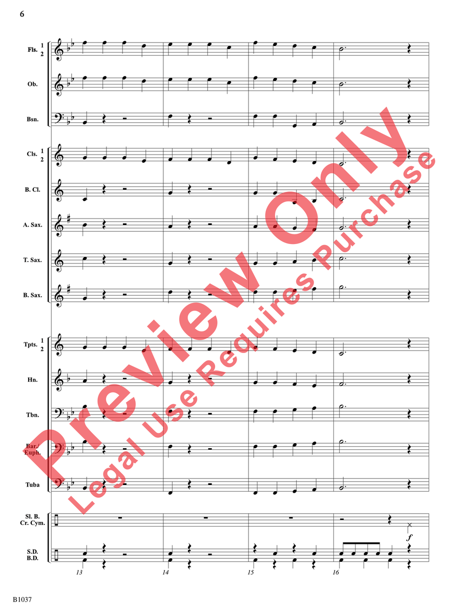Reindeer Boogie Reindeer Boogie Concert Band scores gallery preview page 7