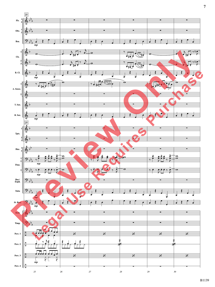 Caribbean Nocturne Caribbean Nocturne Concert Band scores gallery preview page 8