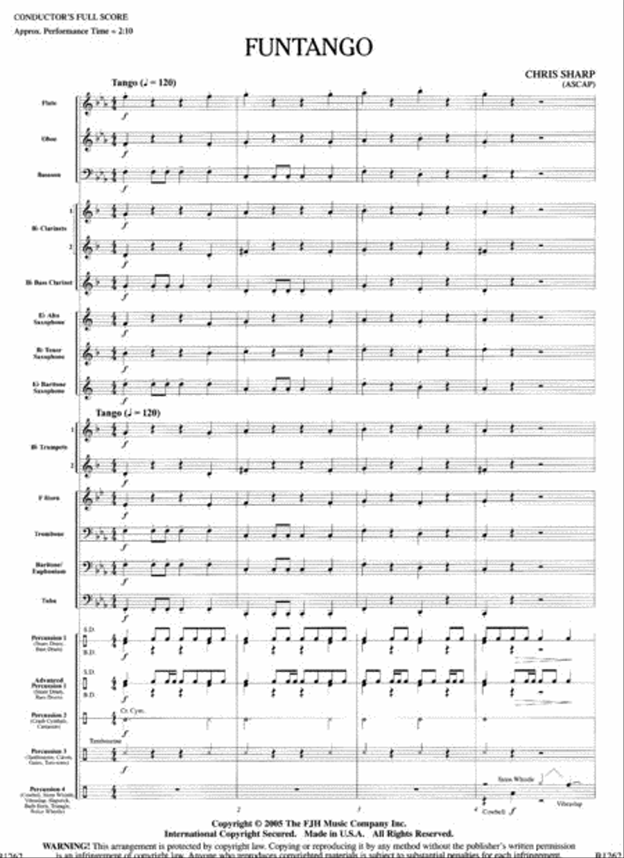 Funtango Funtango Concert Band scores gallery preview page 2