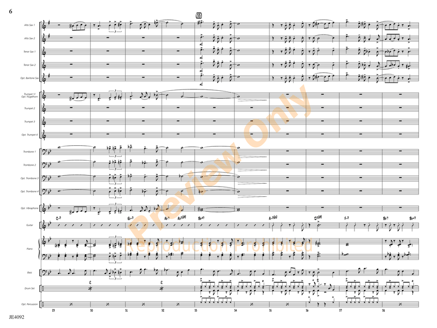 Carnaval Carnaval Jazz Ensemble scores gallery preview page 7