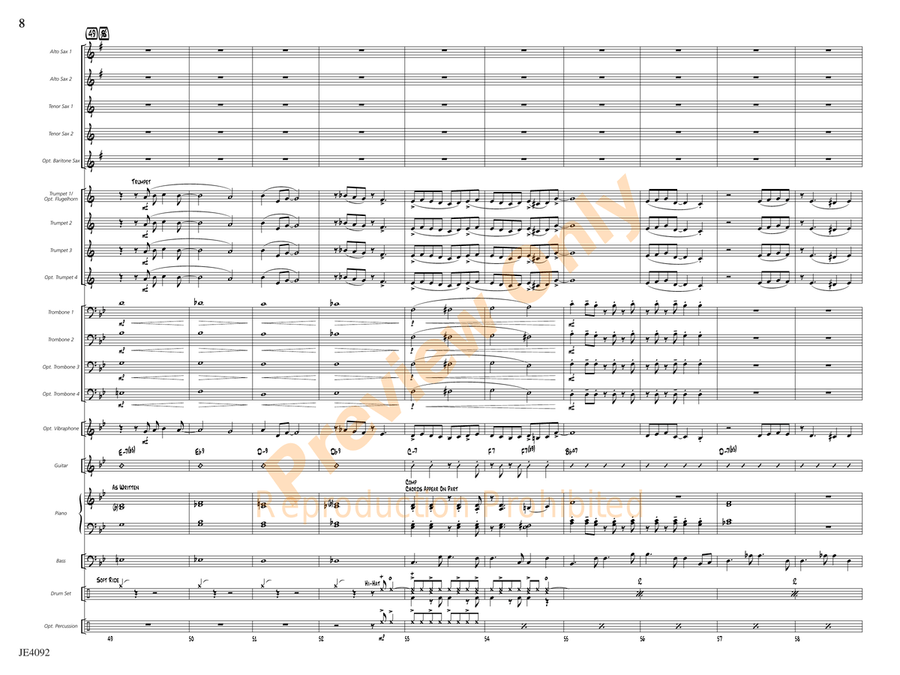 Carnaval Carnaval Jazz Ensemble scores gallery preview page 9
