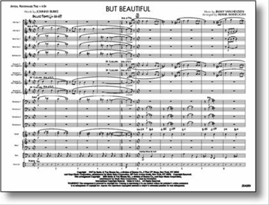 But Beautiful But Beautiful Jazz Ensemble scores gallery preview page 1