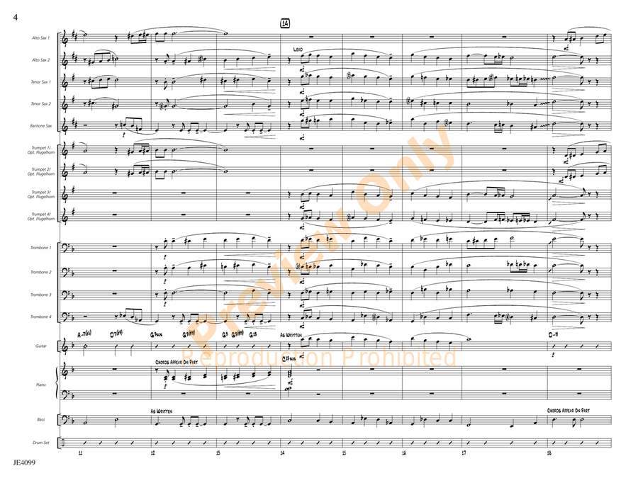 But Beautiful But Beautiful Jazz Ensemble scores gallery preview page 5