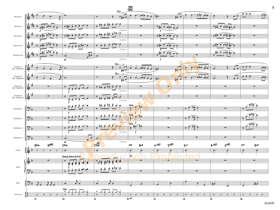 But Beautiful But Beautiful Jazz Ensemble scores gallery preview page 6