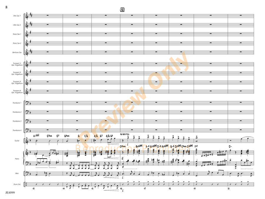 But Beautiful But Beautiful Jazz Ensemble scores gallery preview page 9