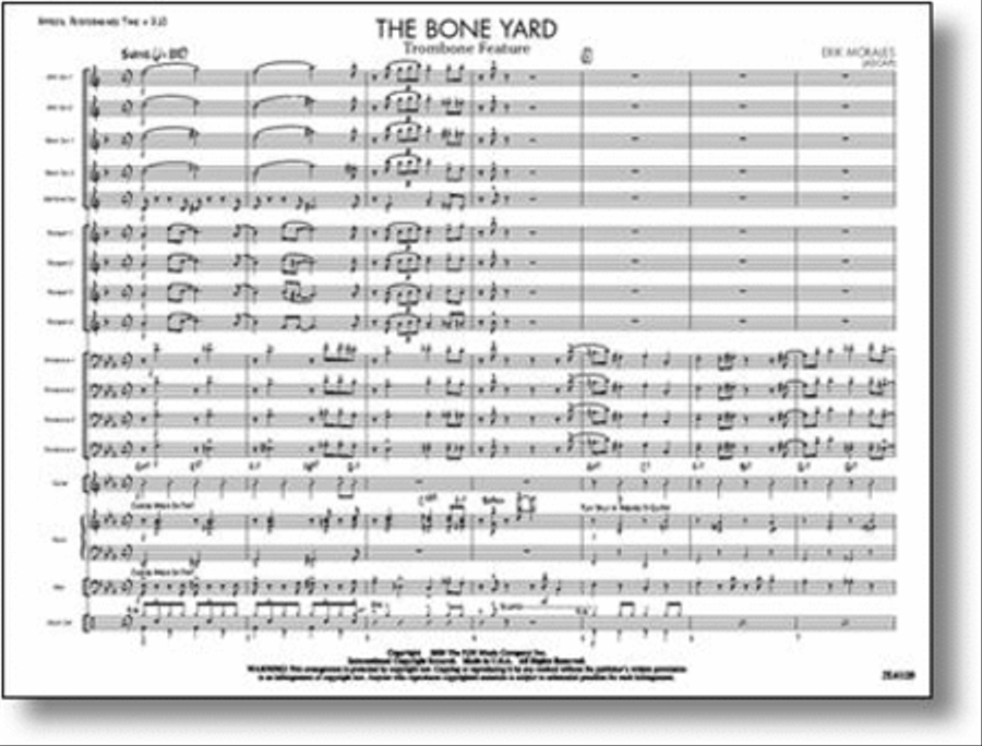 The Bone Yard The Bone Yard Jazz Ensemble scores gallery preview page 1