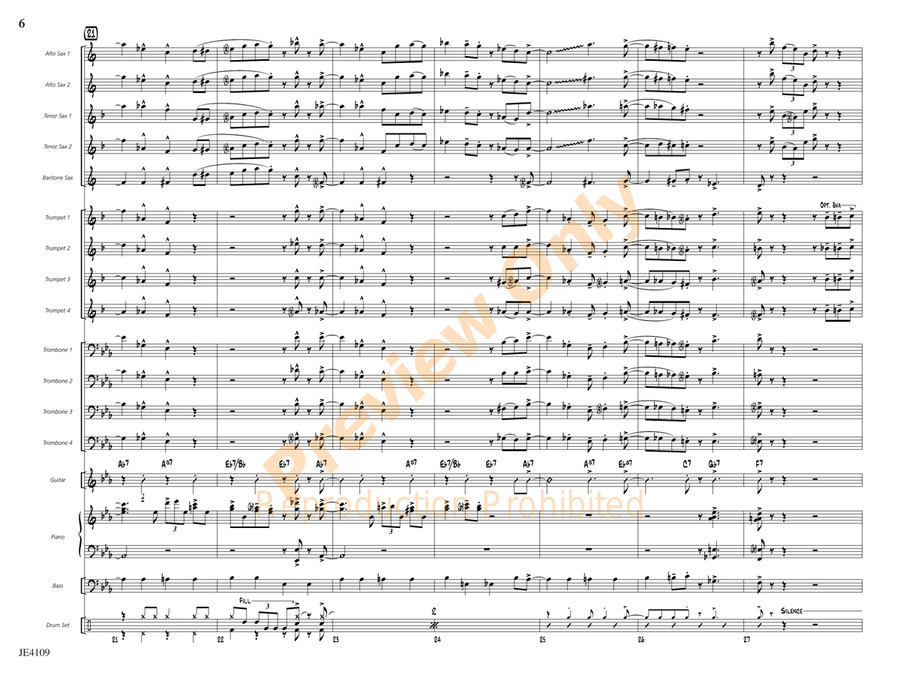 The Bone Yard The Bone Yard Jazz Ensemble scores gallery preview page 7