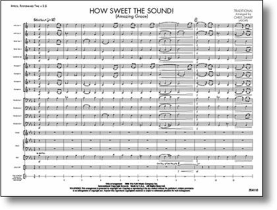 How Sweet the Sound! How Sweet the Sound! Jazz Ensemble scores gallery preview page 1