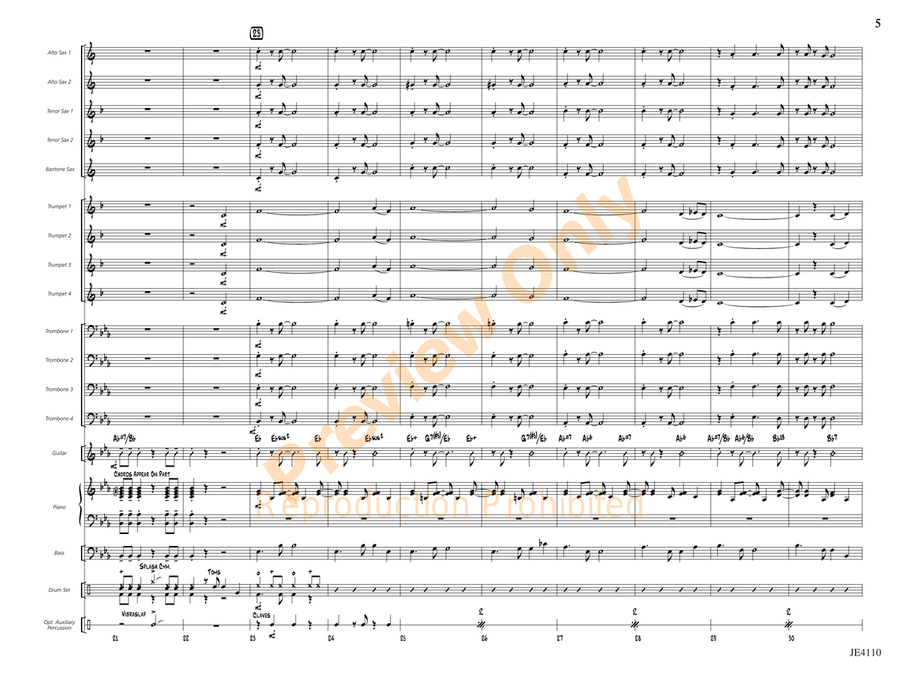 How Sweet the Sound! How Sweet the Sound! Jazz Ensemble scores gallery preview page 6