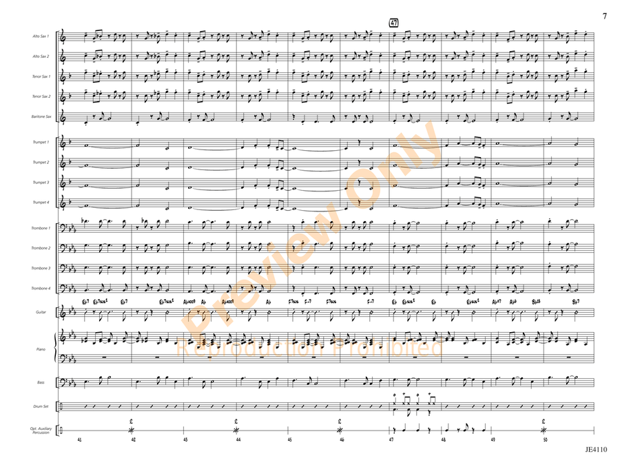 How Sweet the Sound! How Sweet the Sound! Jazz Ensemble scores gallery preview page 8