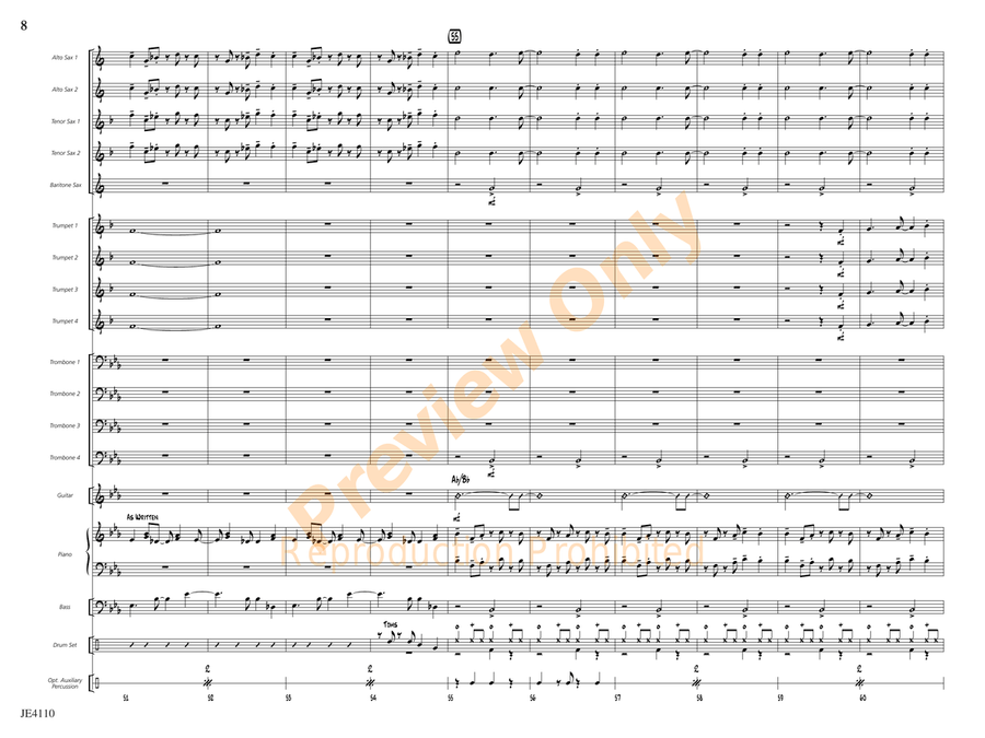 How Sweet the Sound! How Sweet the Sound! Jazz Ensemble scores gallery preview page 9