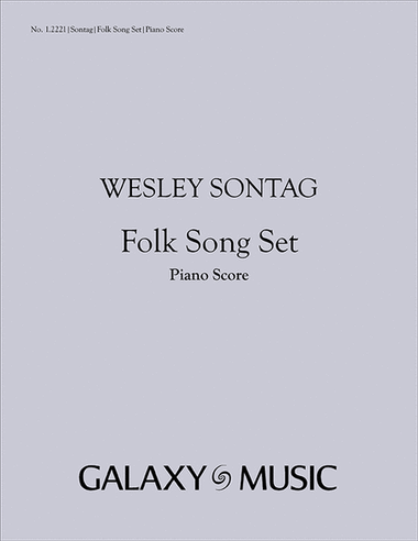 Folk Song Set (Piano Score)