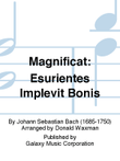 Magnificat: Esurientes Implevit Bonis