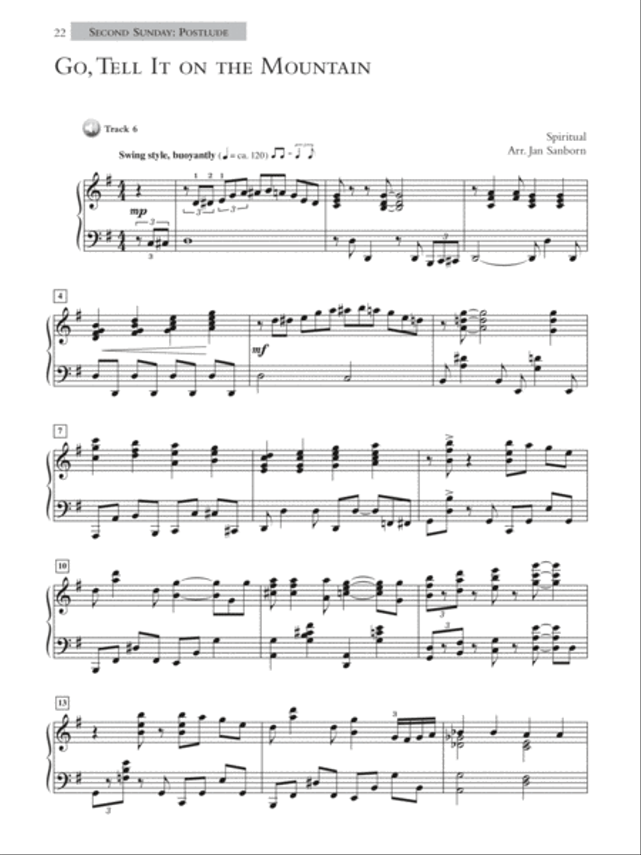A Month of Sundays: Christmas Piano Solo scores gallery preview page 3