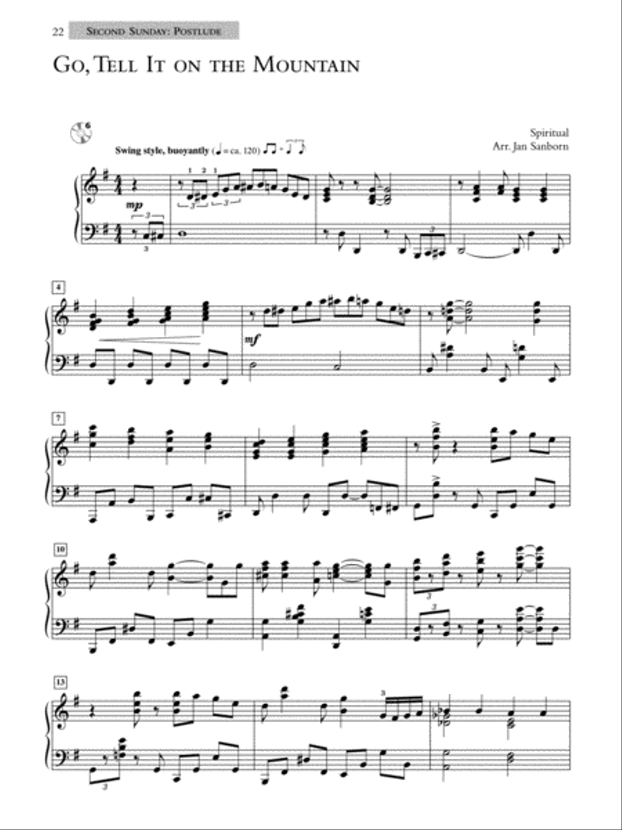 A Month of Sundays: Christmas Piano Solo scores gallery preview page 7