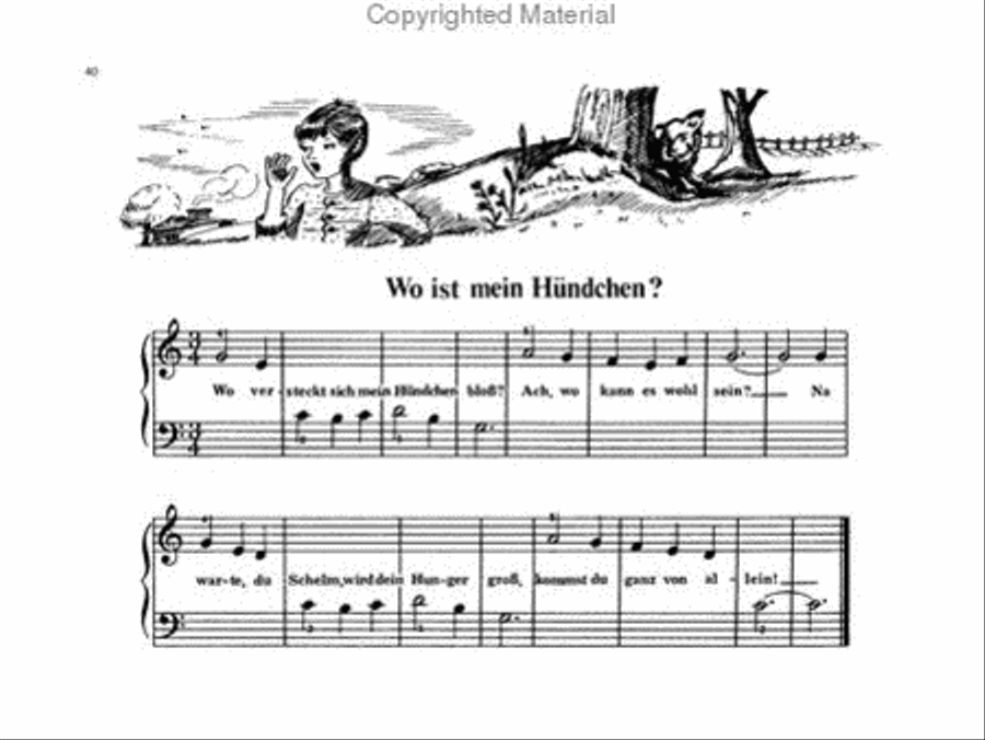 Aaron Klavierschule, Vorstufe Piano Method scores gallery preview page 4
