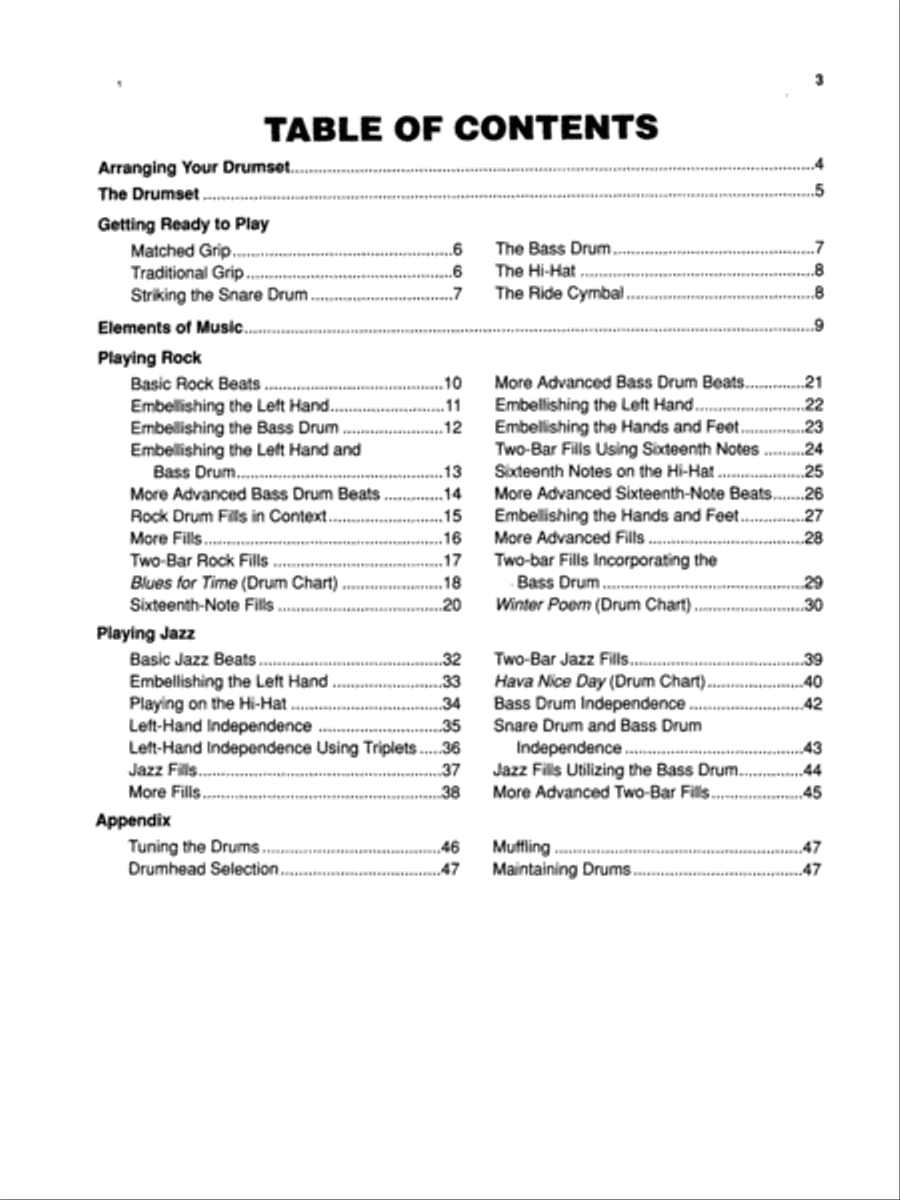 Alfred's Drumset Method Percussion scores gallery preview page 2