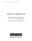 Concerto for Violin & Orchestra (Piano Score)