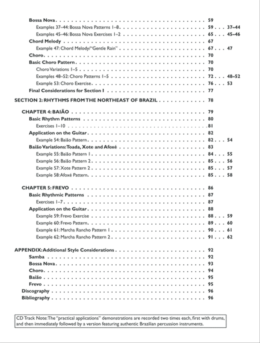 Brazilian Rhythms for Guitar Guitar Tablature scores gallery preview page 3