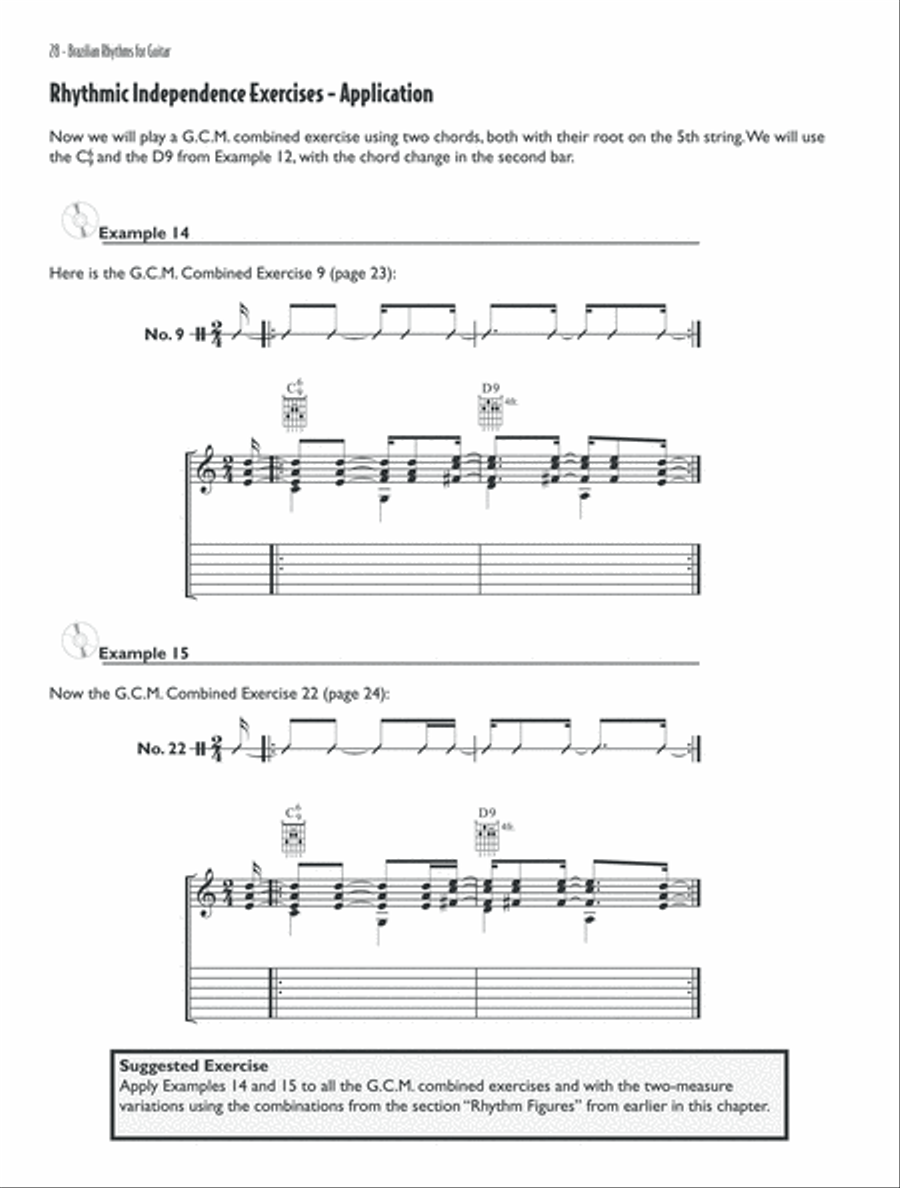 Brazilian Rhythms for Guitar Guitar Tablature scores gallery preview page 4
